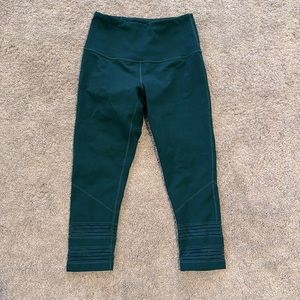 Zella sz small crop green workout pant